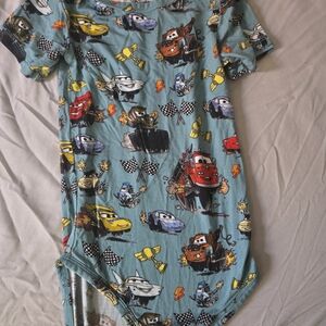 Posh Peanut Cars Short Sleeved Bodysuit